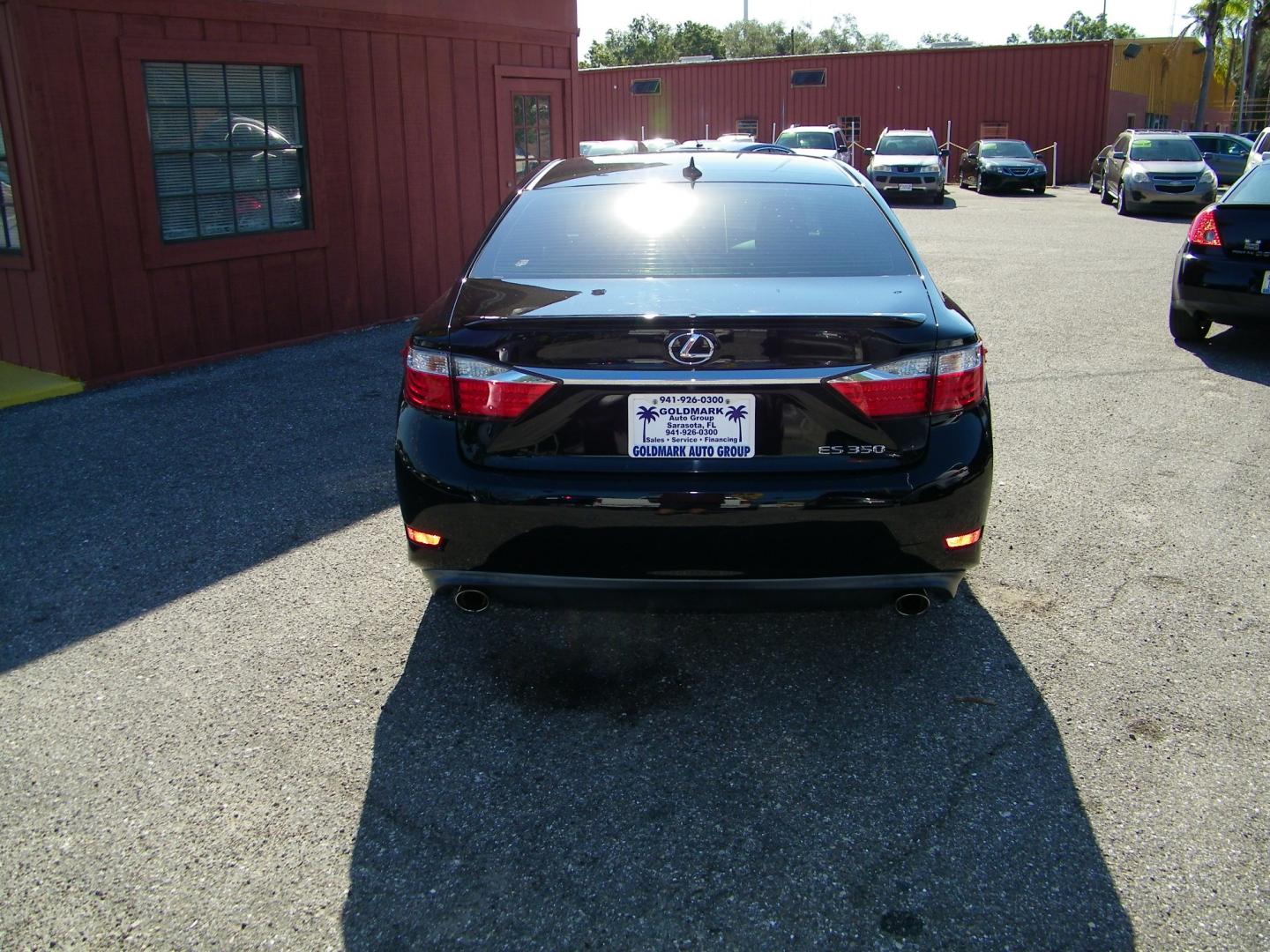 2013 Black /Black Lexus ES 350 Sedan (JTHBK1GG4D2) with an 3.5L V6 DOHC 24V engine, 6-Speed Automatic transmission, located at 4000 Bee Ridge Road, Sarasota, FL, 34233, (941) 926-0300, 27.298664, -82.489151 - Photo#4